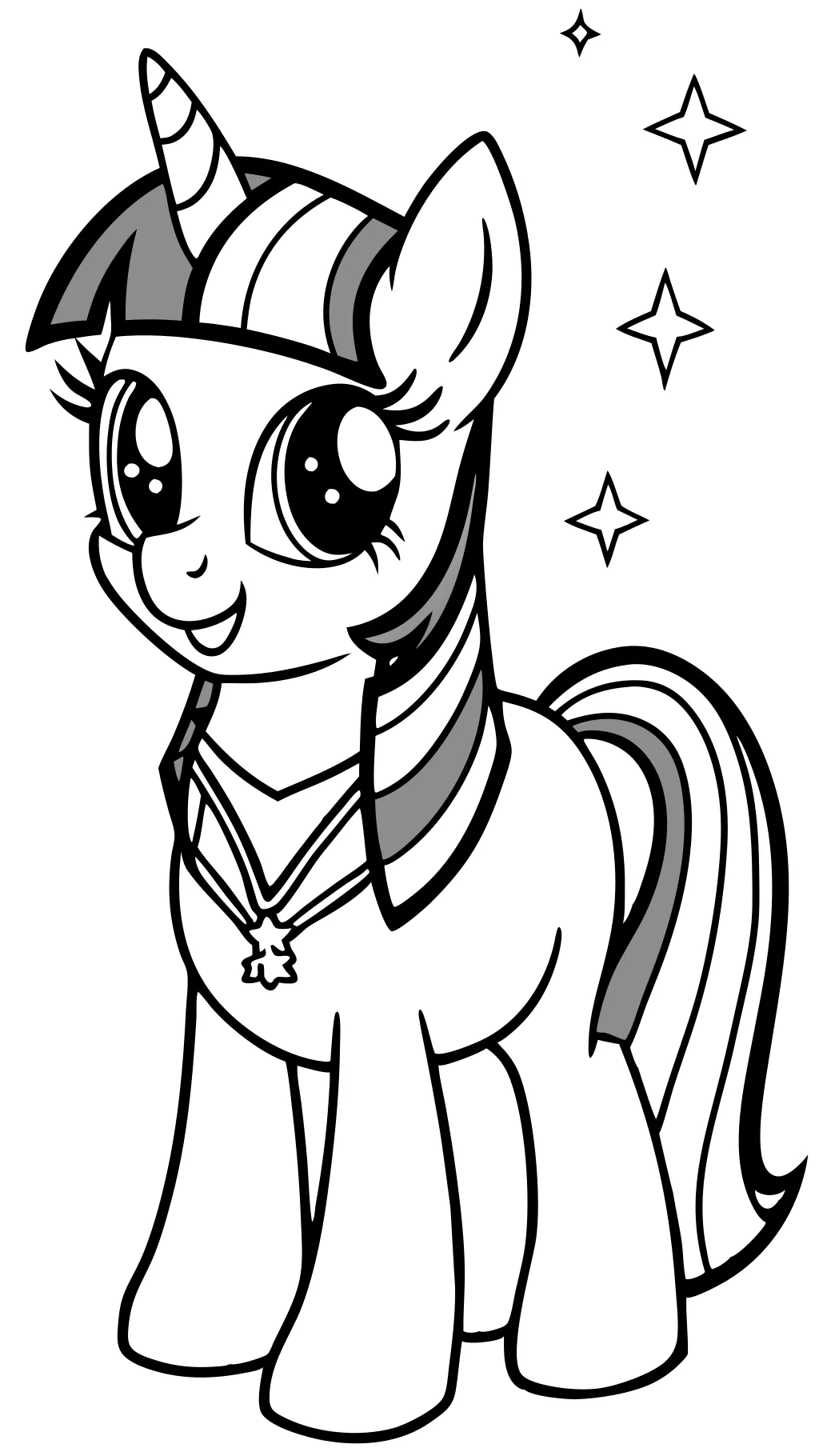 Twilight Sparkle My Little Pony Coloring Pages